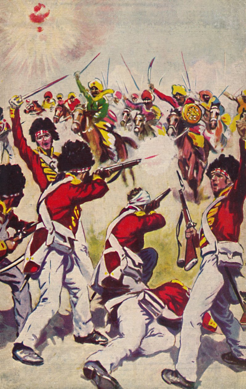 La Highland Light Infantry. La Charge de la Cavalerie Mahratta à Assaye, 1803, 1939 - Unbekannt