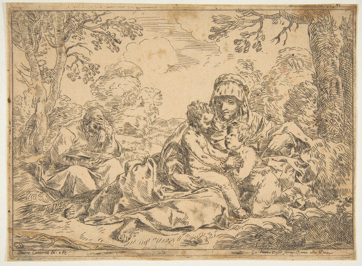 La Sainte Famille avec Saint Jean-Baptiste, copie d
