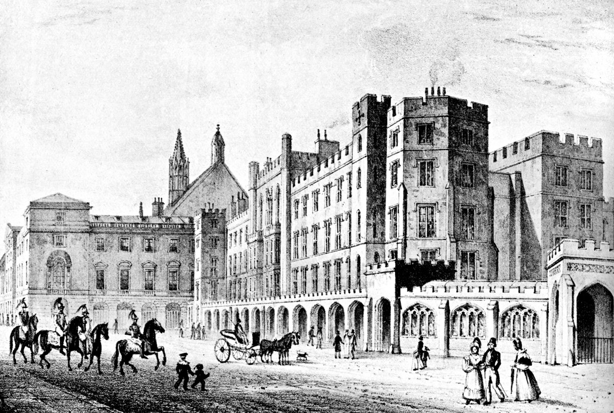 La Chambre des Lords et la Chambre des Communes, Westminster, début du 19ème siècle vers 1905 - Unbekannt