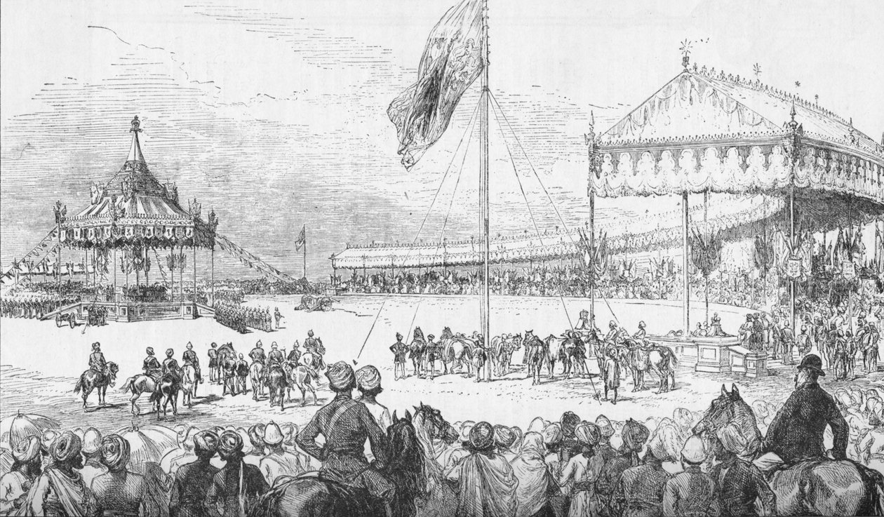 Le Durbar impérial à Delhi, Inde, le 1er janvier 1877, 1908 - Unbekannt