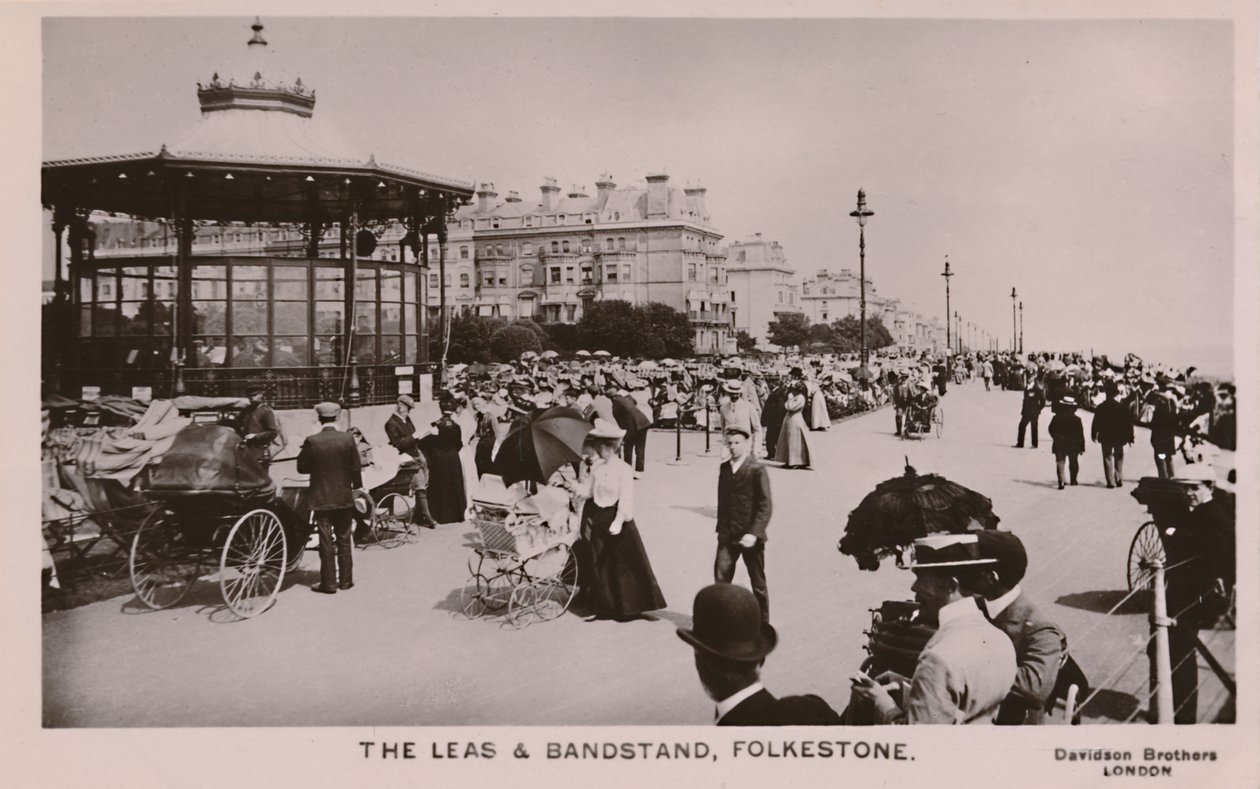 Le Leas et le kiosque à musique, Folkestone, fin du 19e-début du 20e siècle - Unbekannt
