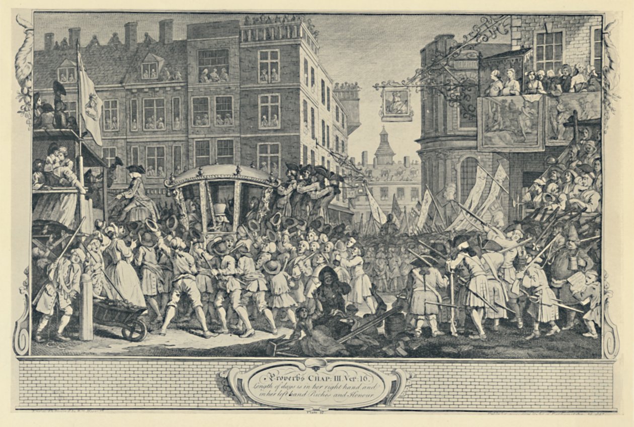Le défilé du Lord Maire. De la série Industrie et Paresse, 1747, 1920 - Unbekannt