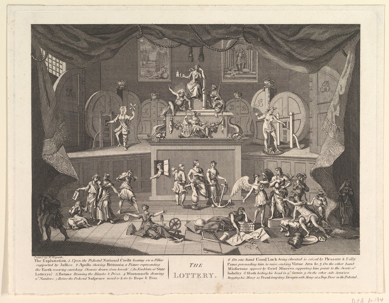 La Loterie, [après 1724] - Unbekannt