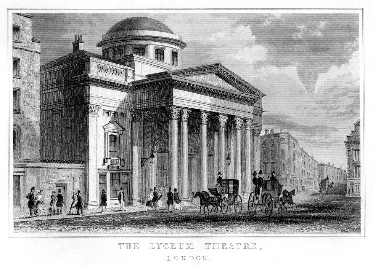 Le Théâtre Lyceum, Westminster, Londres - Unbekannt