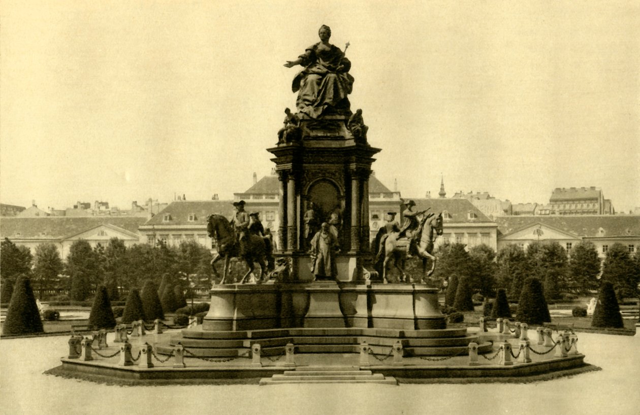 Le monument de Maria Theresia, Vienne, Autriche, vers 1935 - Unbekannt