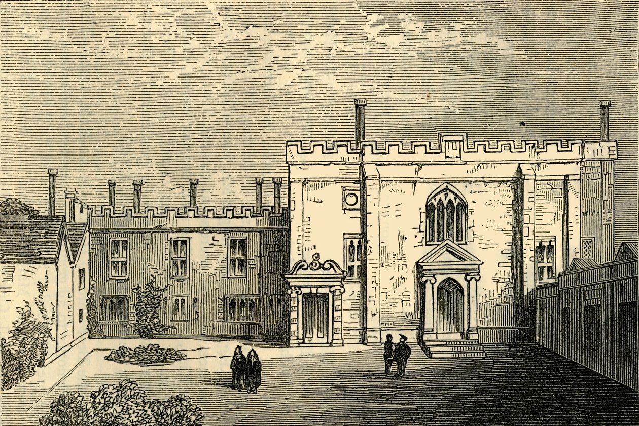 Le Monastère de Saint-Jean de Jérusalem, Clerkenwell - La Chapelle vue du Sud, c1872 - Unbekannt
