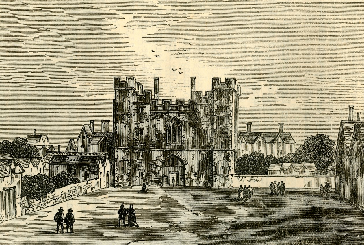 Le monastère de Saint-Jean de Jérusalem, Clerkenwell - La porte vue de l