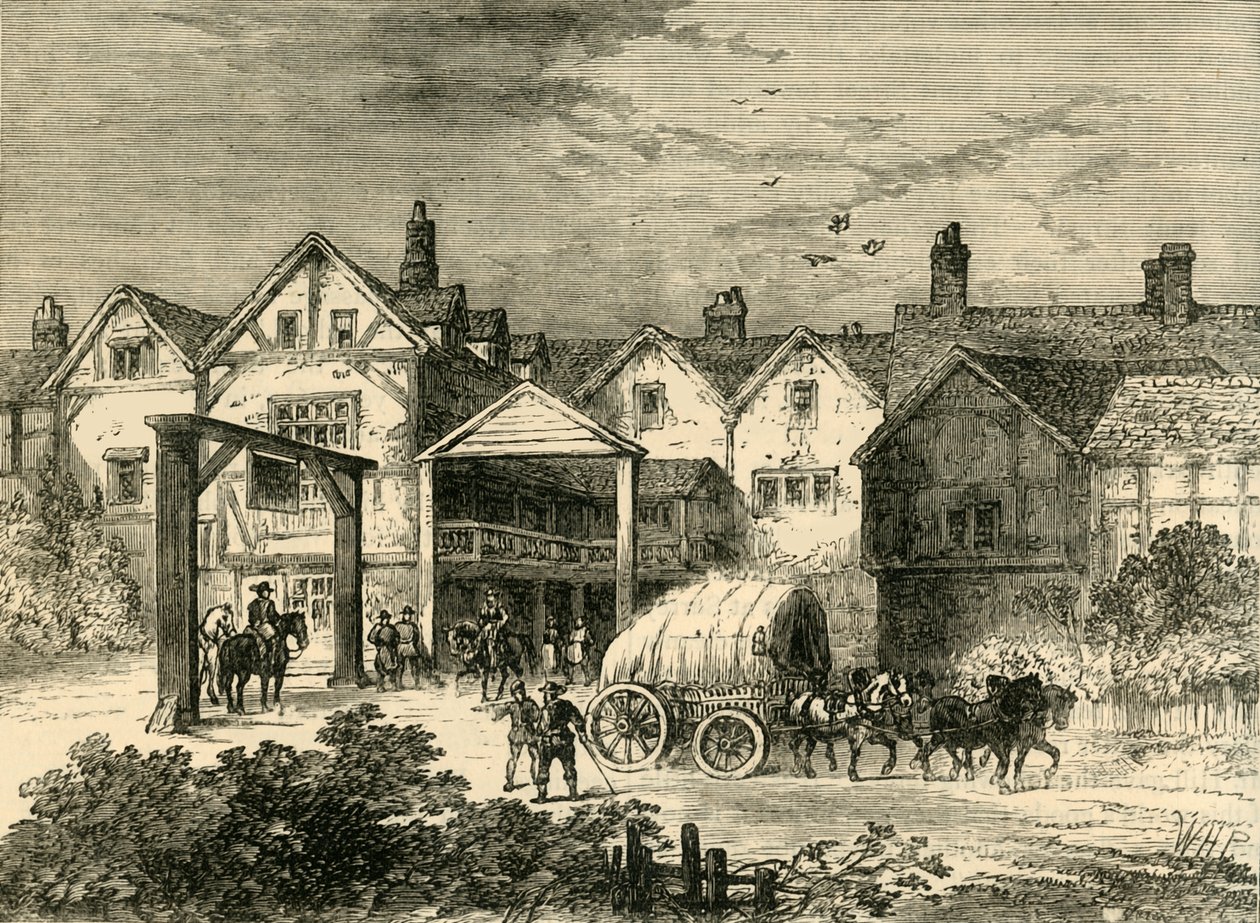 Le Vieux Tabard Inn, au XVIIe siècle - Unbekannt