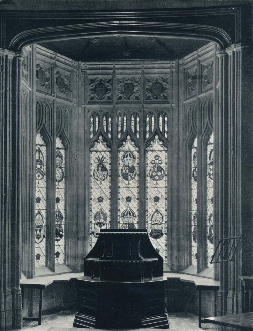 La fenêtre oriel dans le hall, 1926 - Unbekannt
