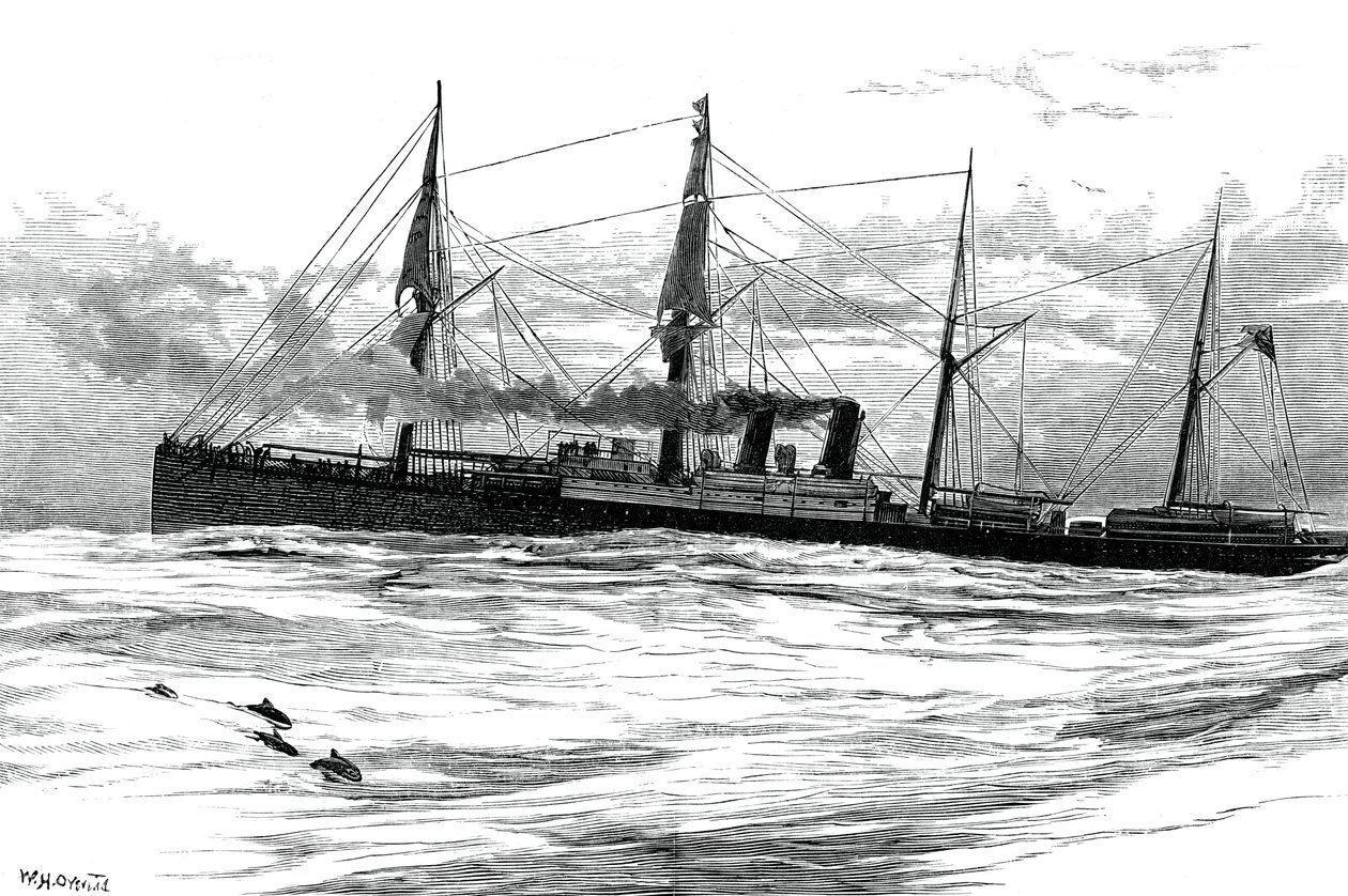 Le paquebot Orient de la Compagnie de Navigation à Vapeur de l
