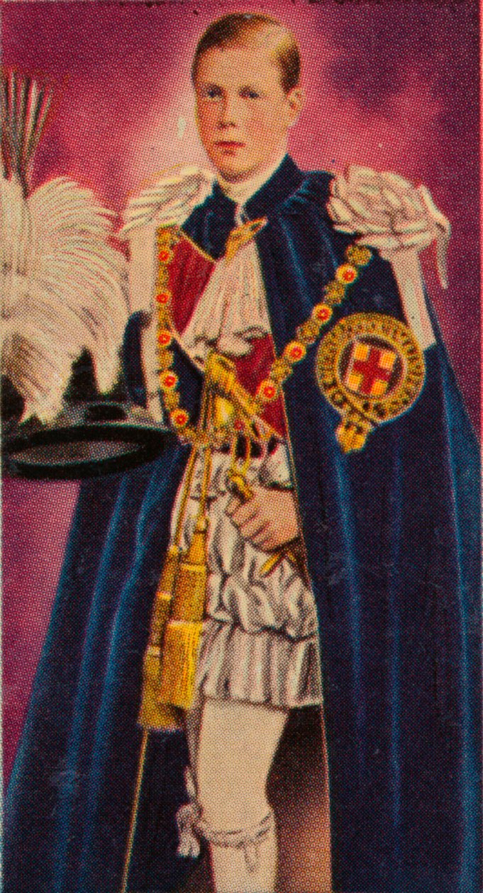 Le Prince de Galles lors de son investiture en tant que Chevalier de la Jarretière, 1911 1935 - Unbekannt