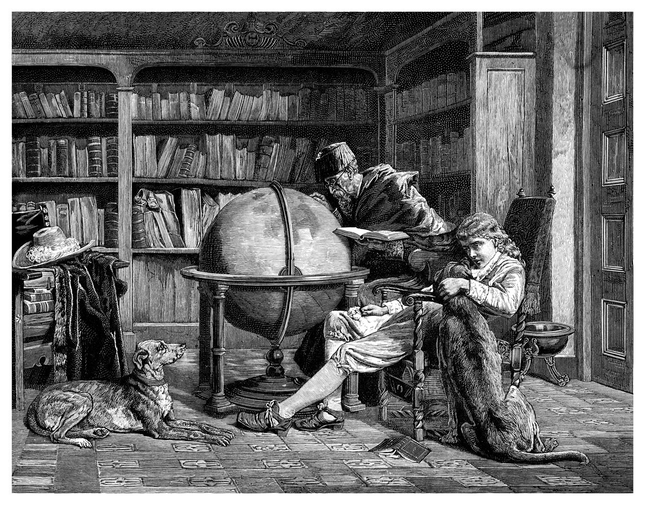 Le Professeur et son élève, 1882 - Unbekannt