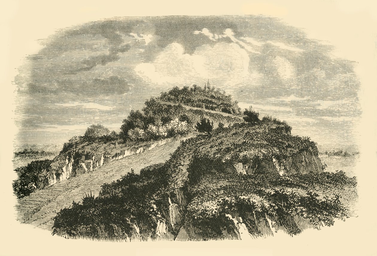 La pyramide de Cholula, 1890 - Unbekannt