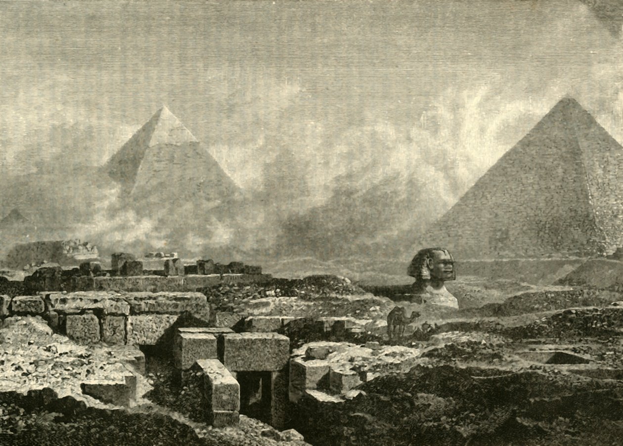 Les Pyramides et le Sphinx, 1890 - Unbekannt