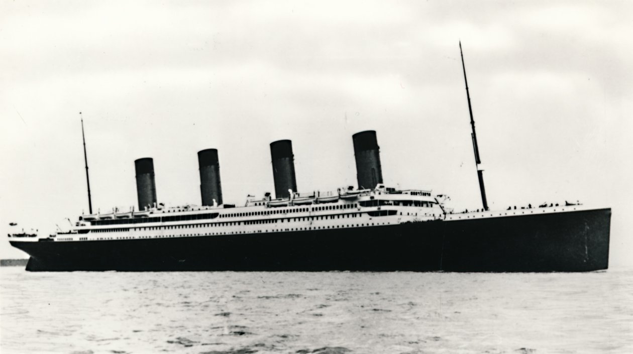 Le RMS Titanic quittant Southampton, 10 avril 1912 - Unbekannt