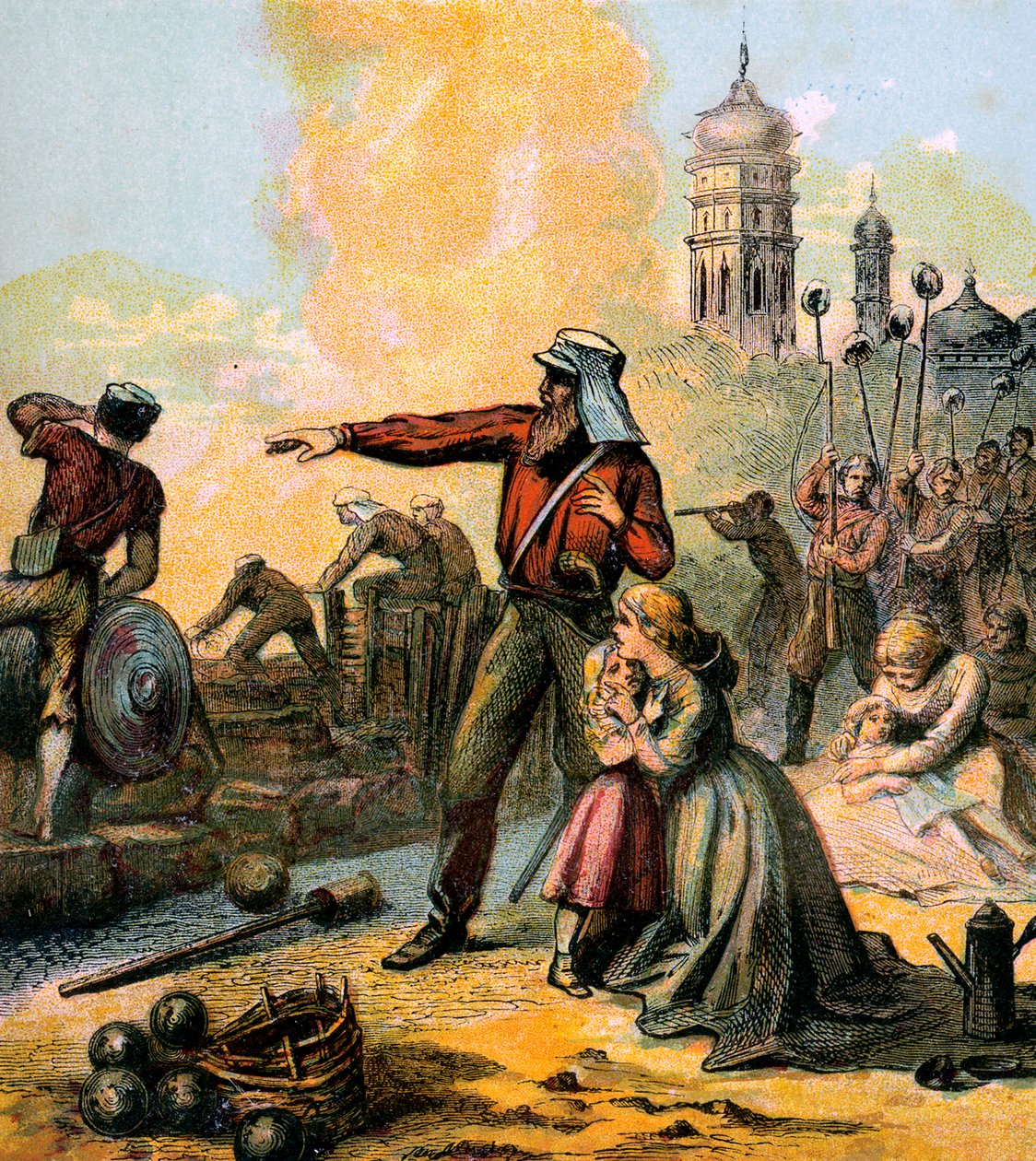 Le soulagement de Lucknow, 1857 vers 1850s - Unbekannt