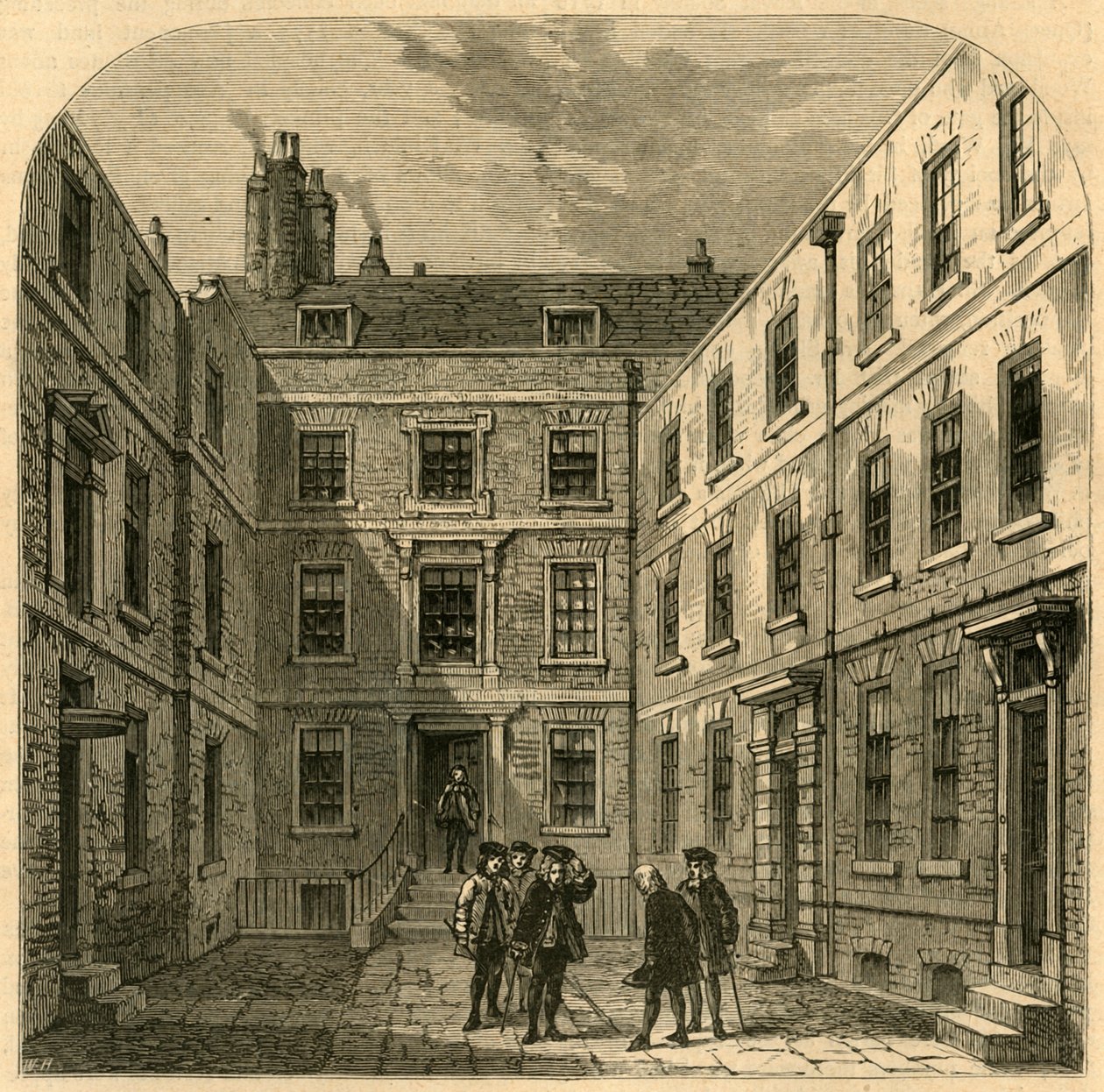 Maison de la Société Royale à Crane Court, 1897 - Unbekannt