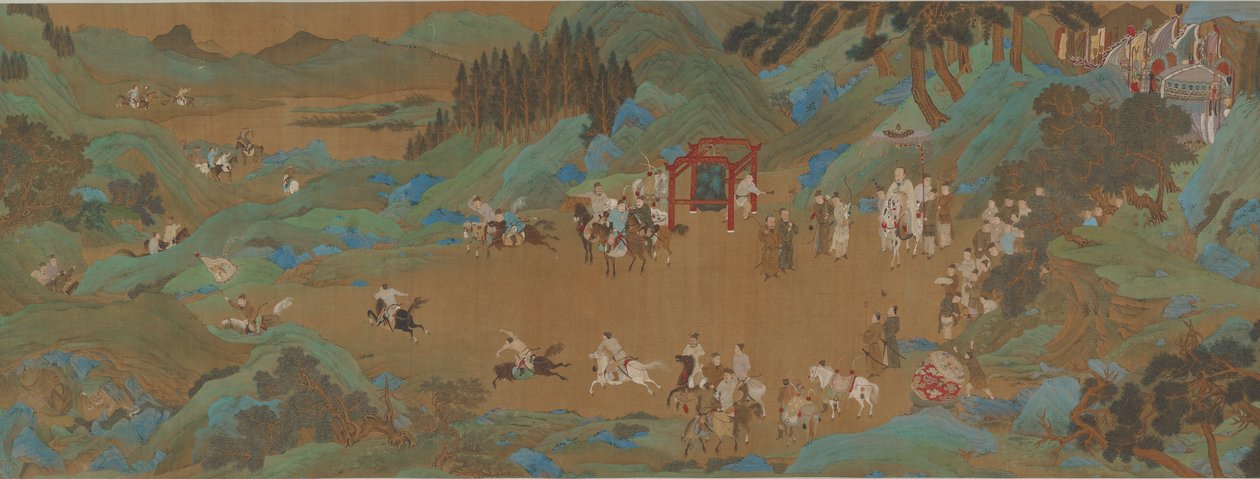 Le parc Shanglin : Chasse impériale, dynastie Ming ou Qing, XVIIe siècle - Unbekannt