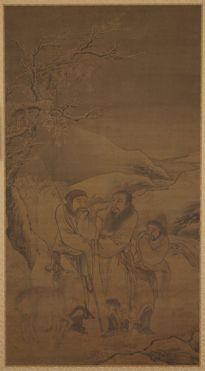 La séparation en larmes de Su Wu et Li Ling, dynastie Ming, 16ème siècle - Unbekannt