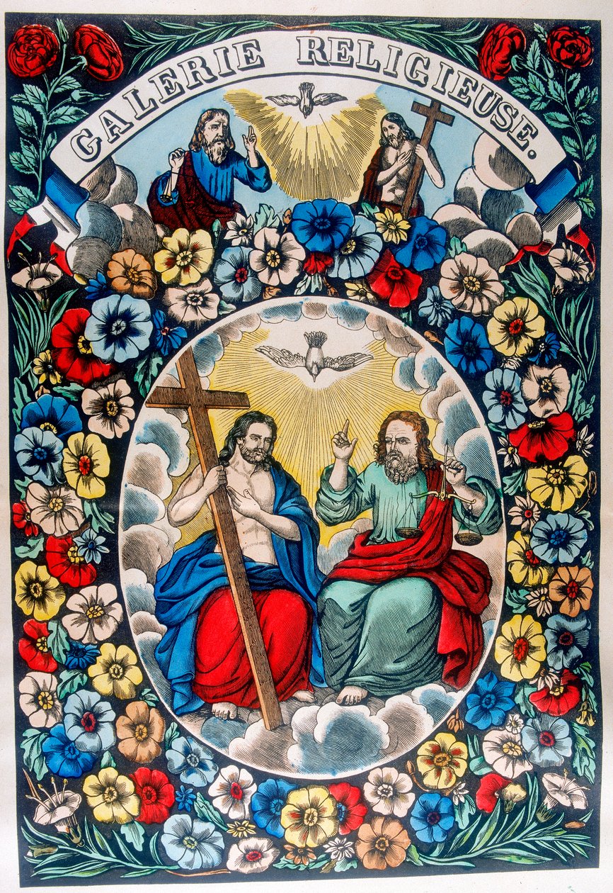 La Trinité : Père, Fils et Saint-Esprit, 19e siècle - Unbekannt