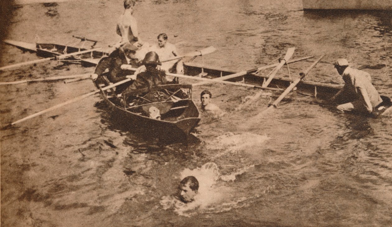 La course de bateaux universitaires, mars 1912 - Unbekannt