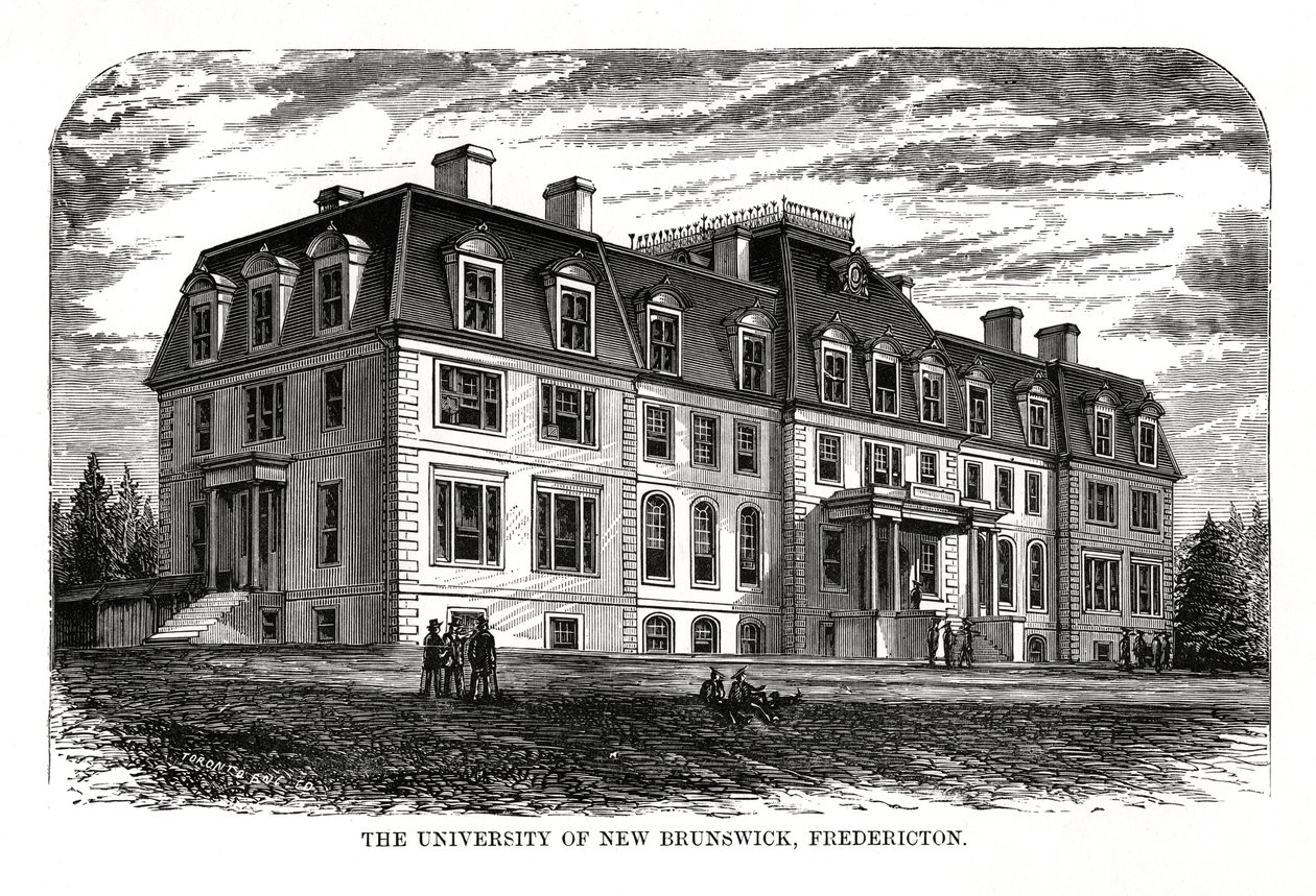 Université du Nouveau-Brunswick, Fredericton, Canada, XIXe siècle - Unbekannt