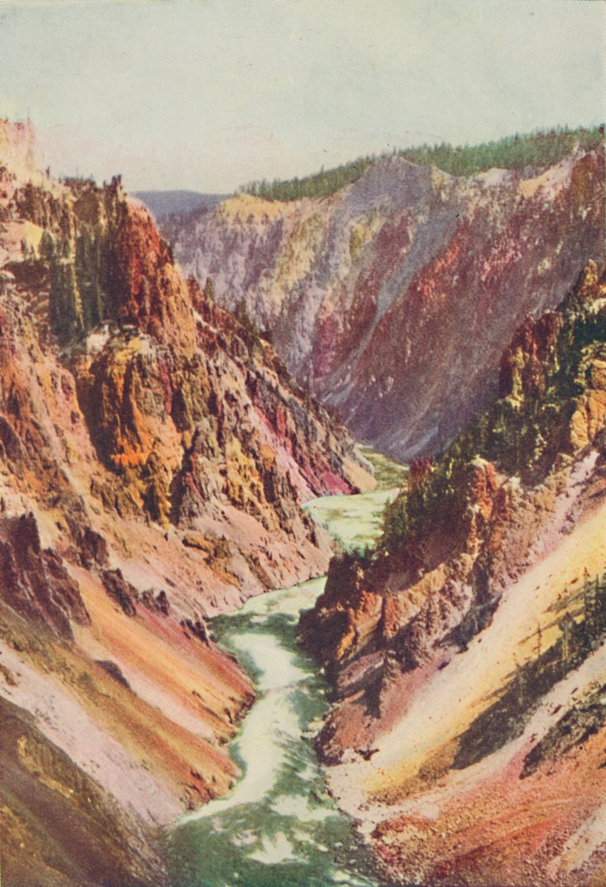 La rivière Yellowstone, 1916 - Unbekannt