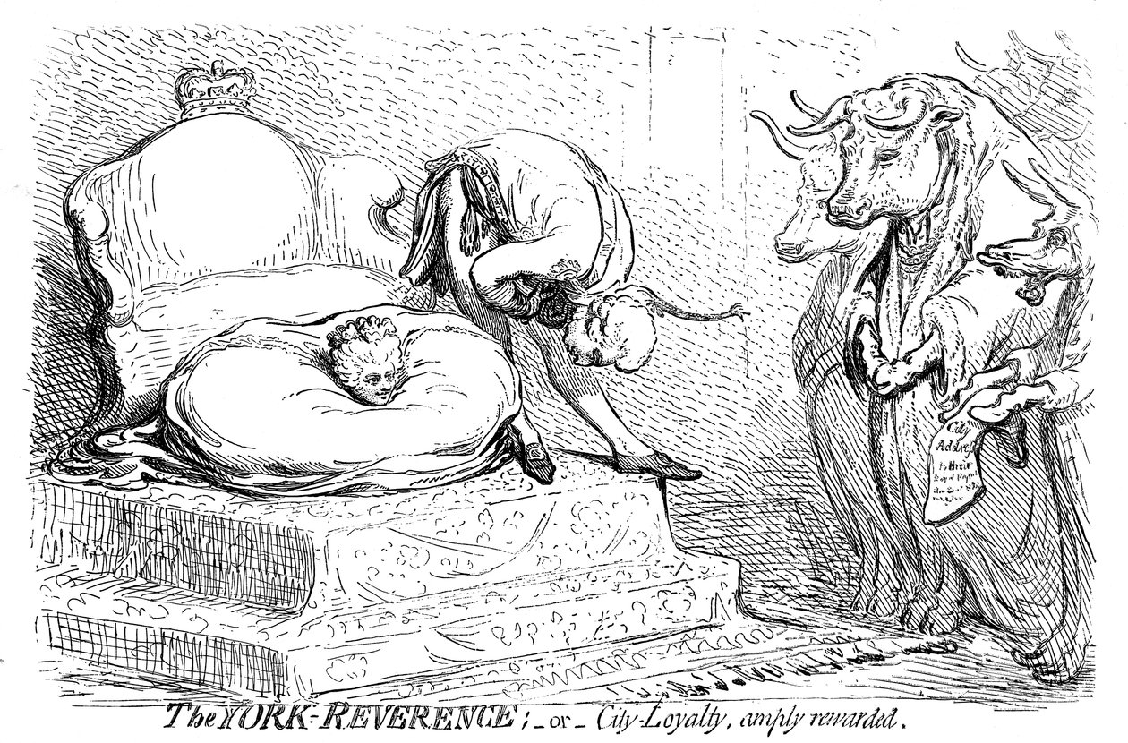 La Révérence de York ou la Loyauté de la Ville, amplement récompensée, 1796 - Unbekannt