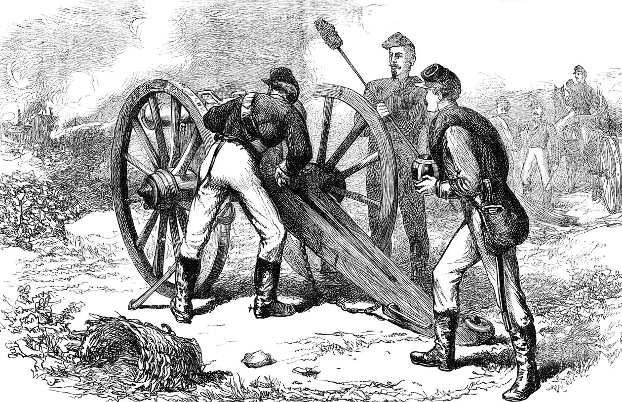 La bataille de Chancellorsville, Virginie, Guerre de Sécession, 1863 vers 1880 - Unbekannt