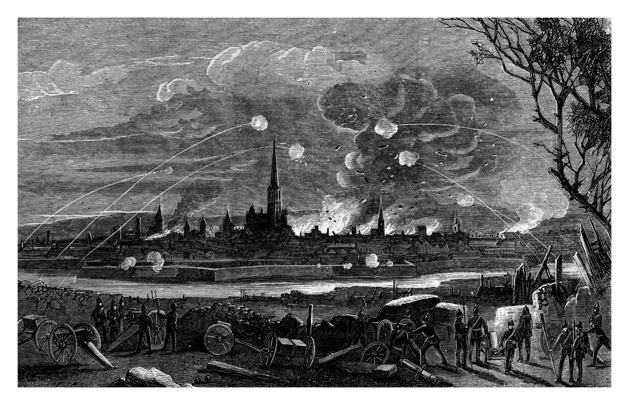Le bombardement de Strasbourg, France, 1875 - Unbekannt