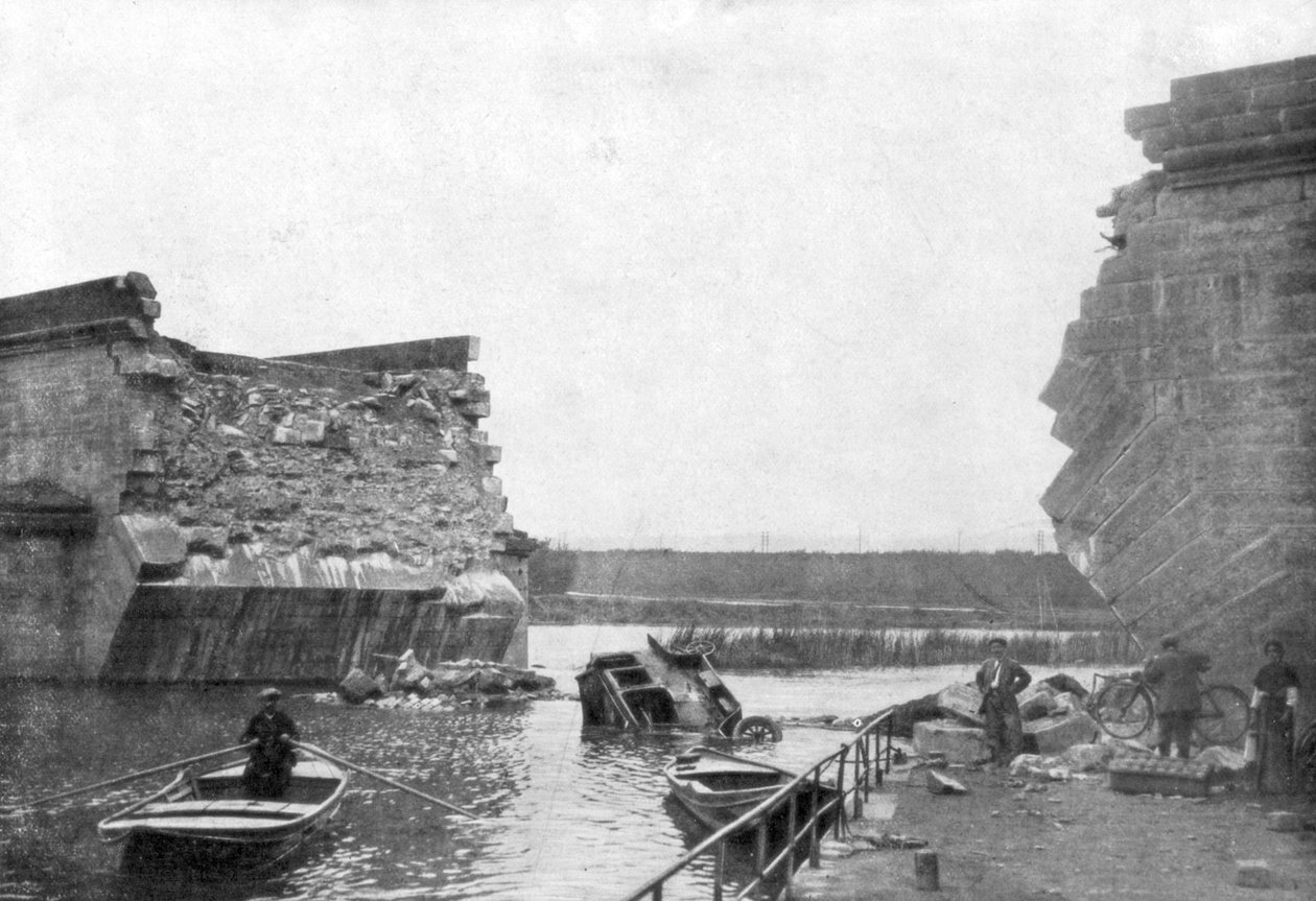 Le pont de Trilport, 1ère bataille de la Marne, France, 5-12 septembre 1914 - Unbekannt