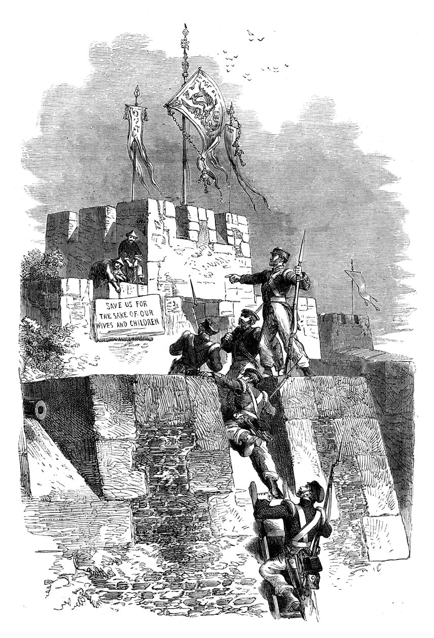 La capture de Ting-Hae, Chine, 1841 - Unbekannt