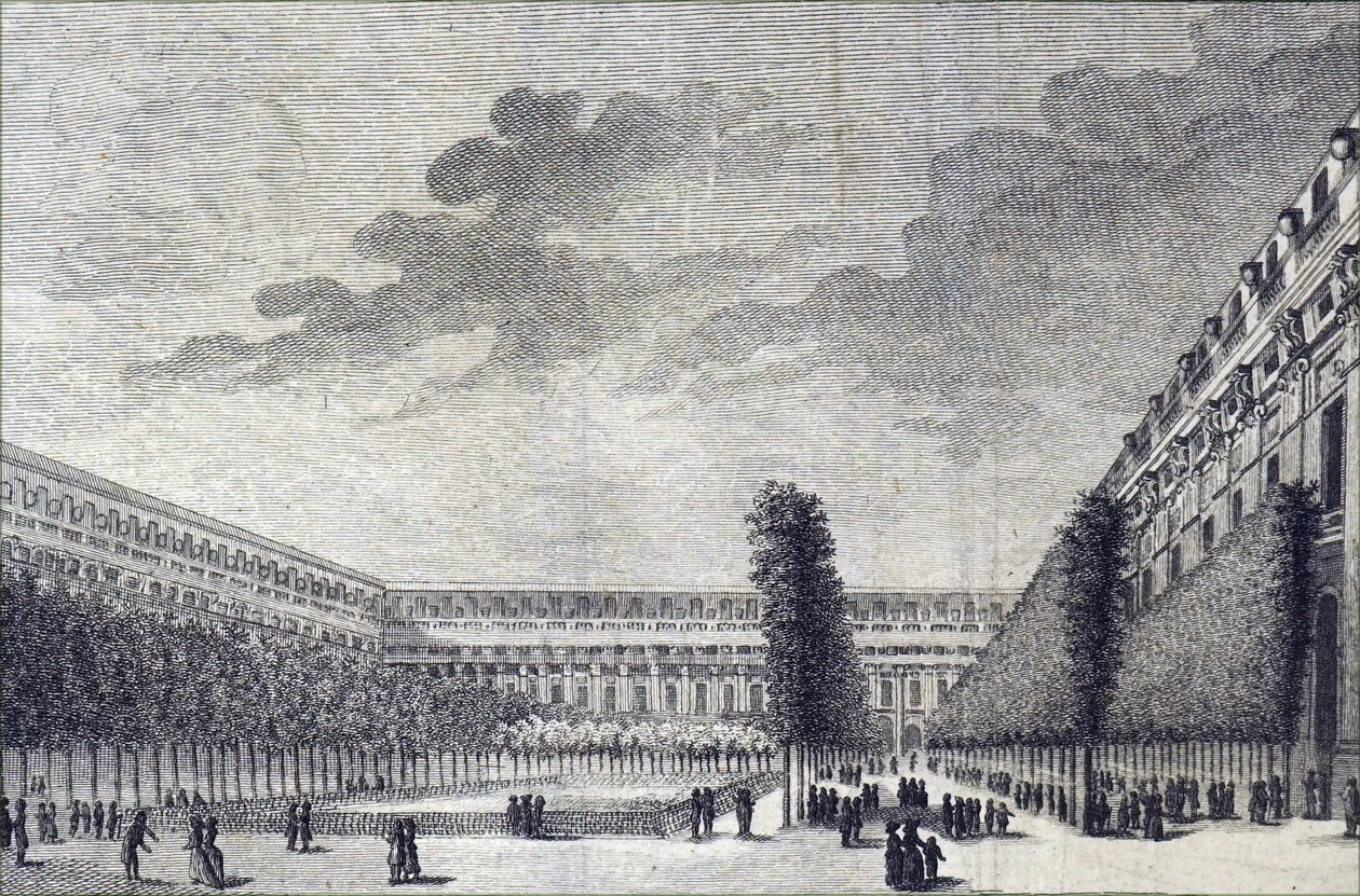Les jardins du Palais Royal à Paris - Unbekannt