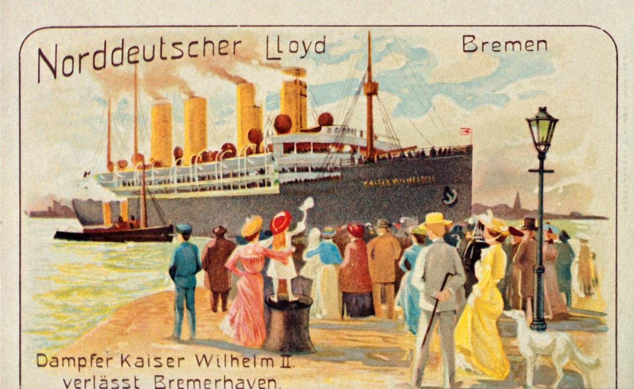 Le géant SS Kaiser Wilhelm II s