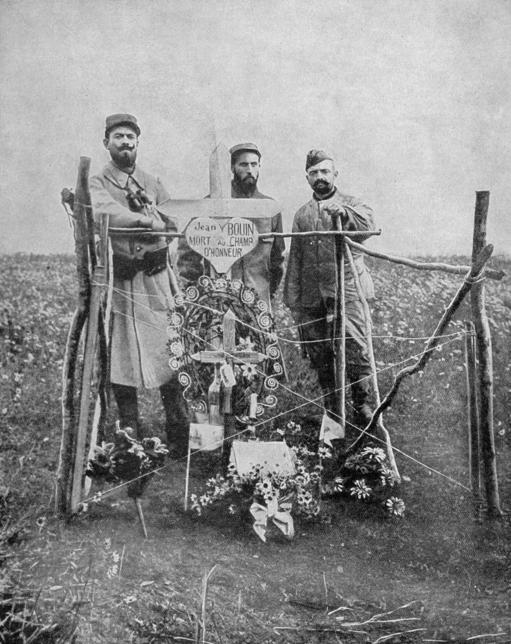 La tombe du sergent Jean Bouin, soldat français, France, Première Guerre mondiale - Unbekannt