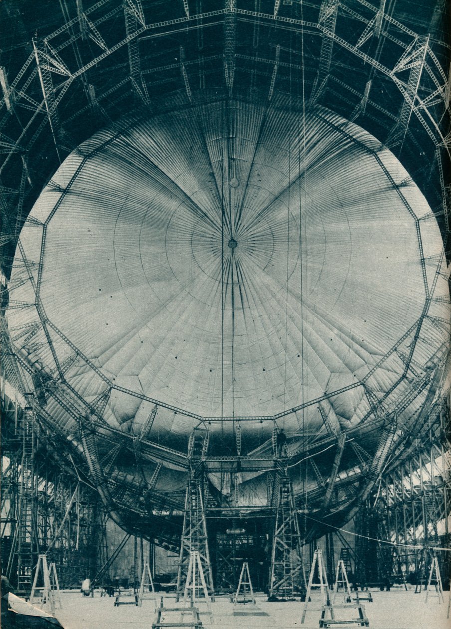La structure interne du dirigeable R101, c1929 c1937 - Unbekannt