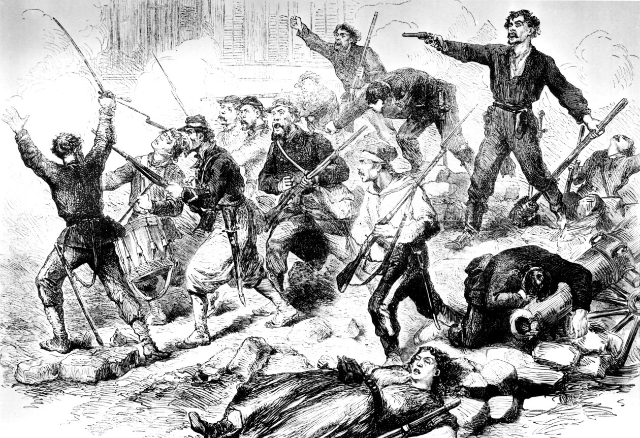 La dernière bataille des Communards mai 1871, Commune de Paris - Unbekannt