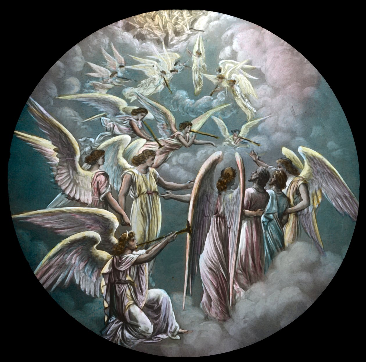 Les pèlerins montent au ciel, vers 1910 - Unbekannt