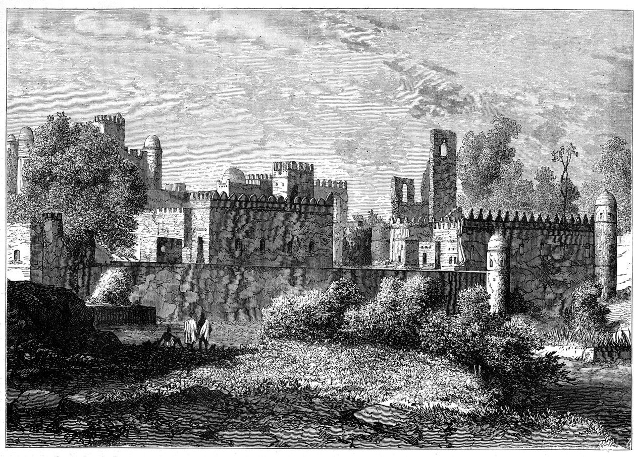Le palais royal à Gondar, l
