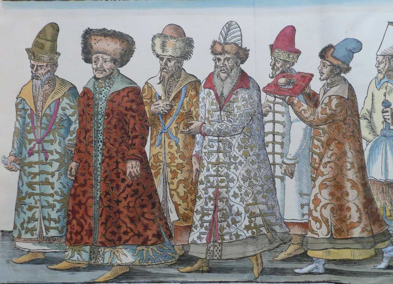 Les dirigeants de Moscou. Grand-duc Ivan III, Vassili III Ivanovitch, Ivan IV le Terrible et leurs ambassadeurs - Unbekannt