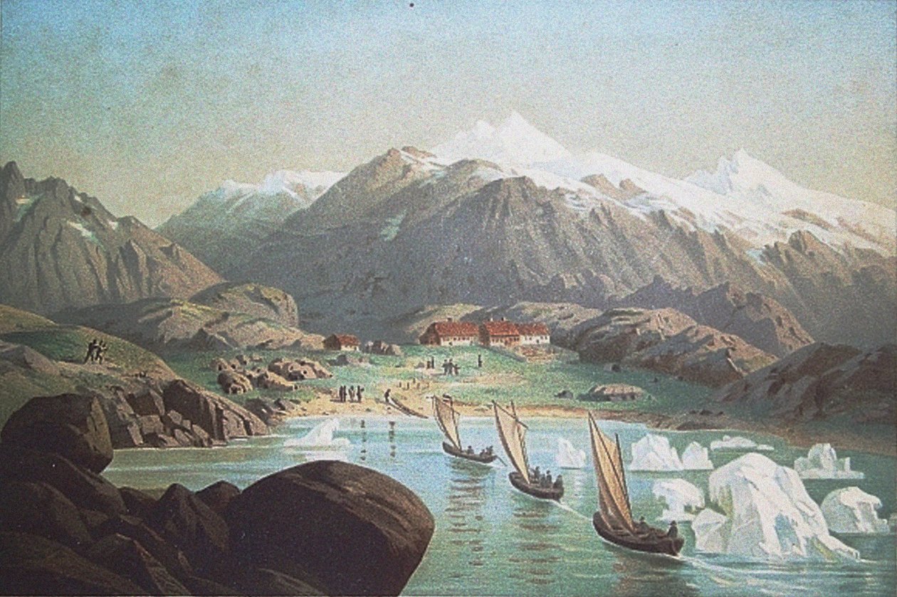 La deuxième expédition allemande au pôle nord vers l