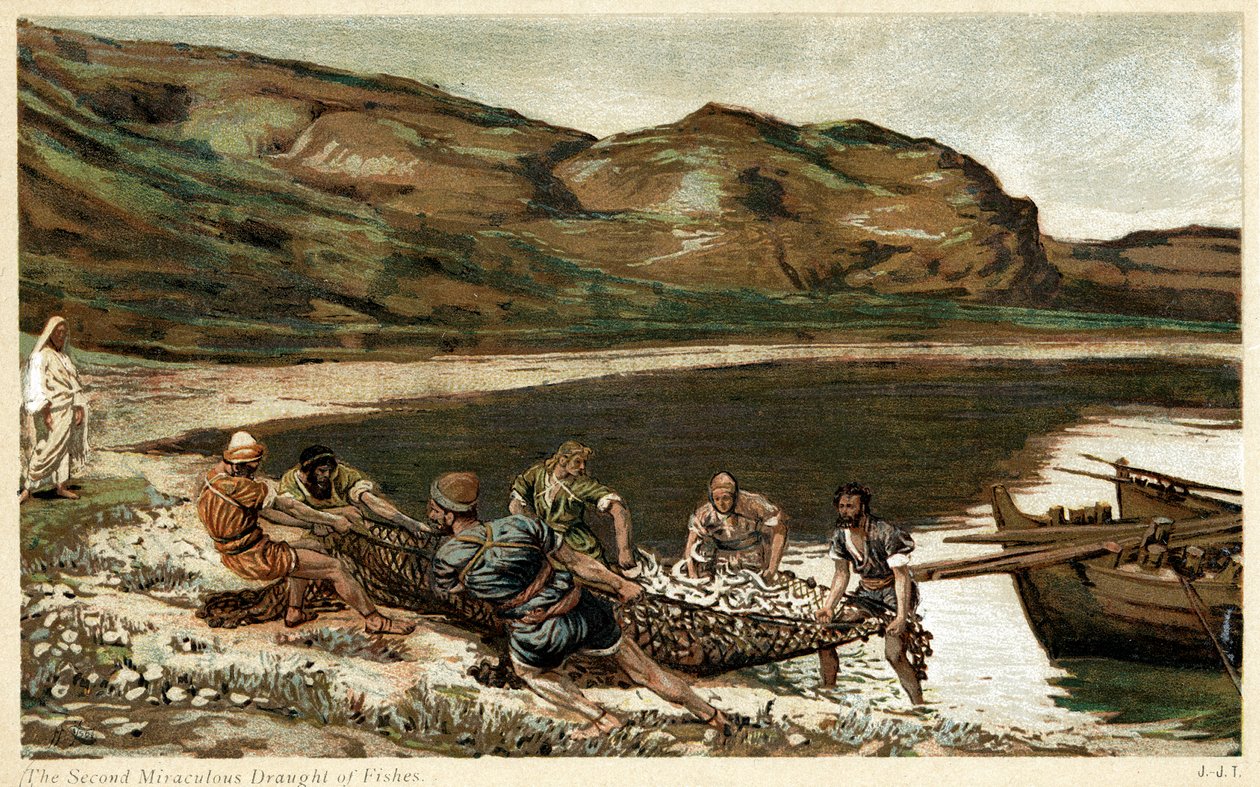La seconde pêche miraculeuse, vers 1890 - Unbekannt