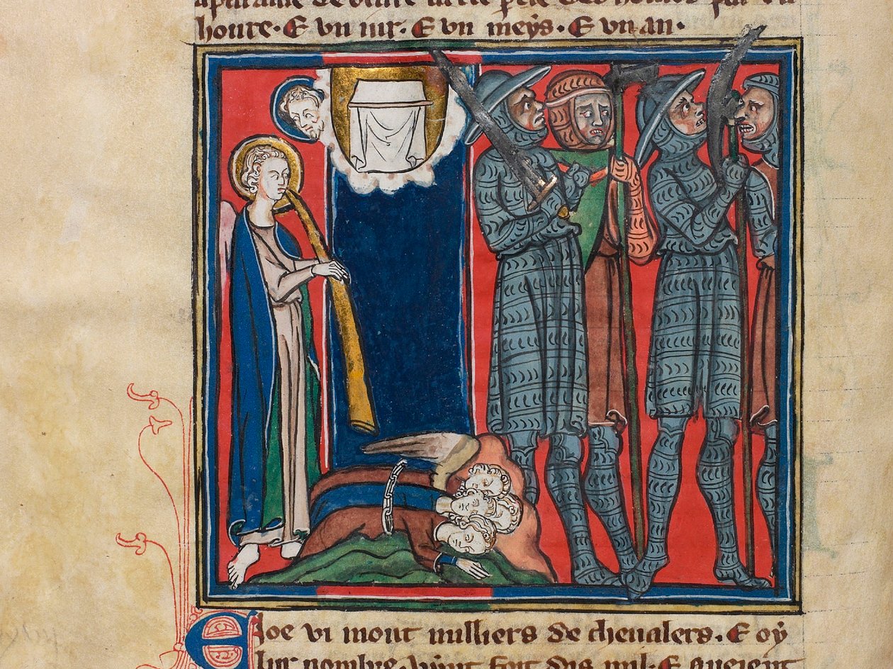 Le sixième ange sonna de la trompette... Miniature de : Apocalypse de saint Jean - Unbekannt