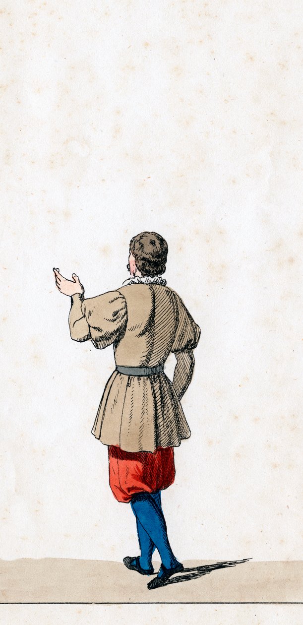 Costume de théâtre pour la pièce de Shakespeare, Henry VIII, XIXe siècle - Unbekannt