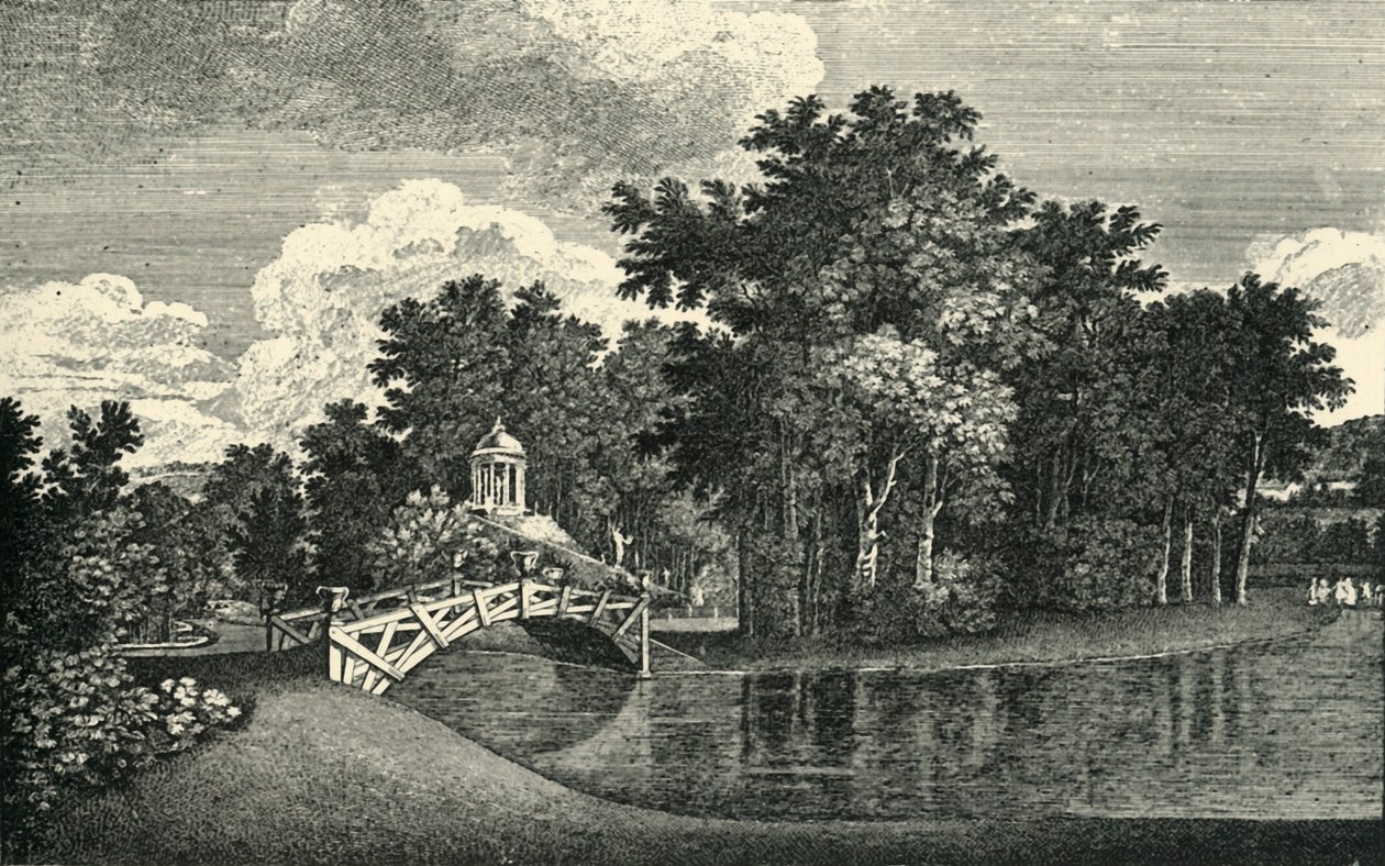 Les jardins de West Wycombe Park, Buckinghamshire, milieu du XVIIIe siècle - Unbekannt
