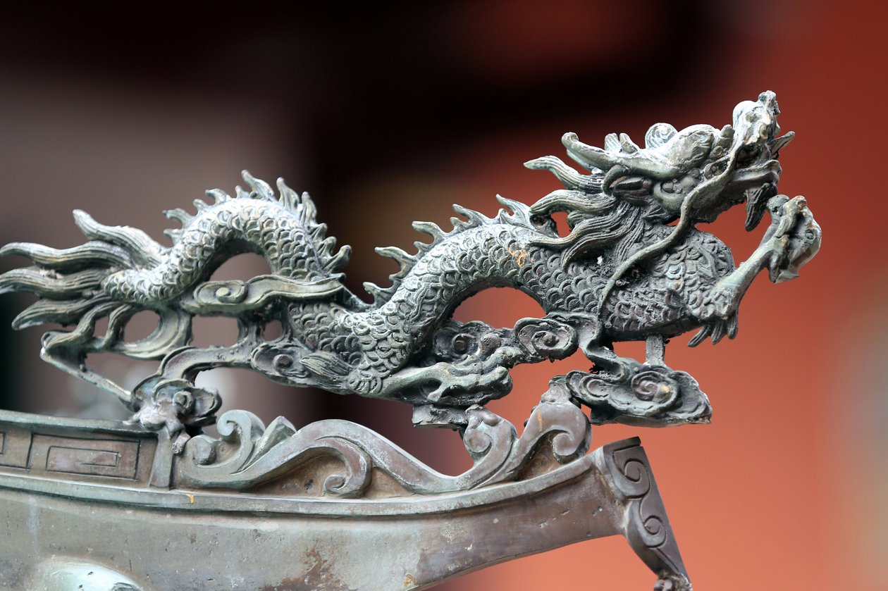 Temple Thian Hock Keng. Dragon. Singapour - Unbekannt