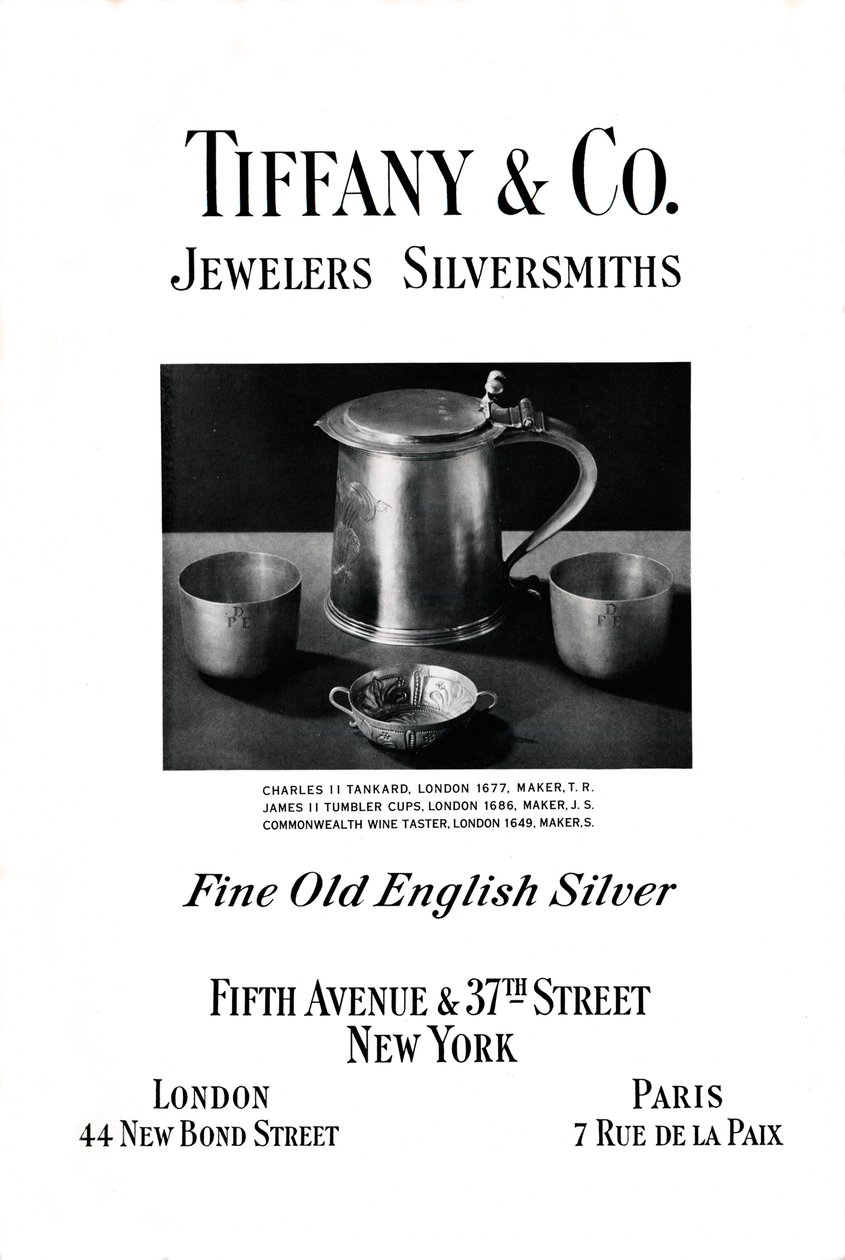Publicité Tiffany & Co., 1937 - Unbekannt