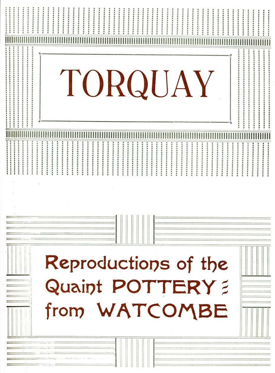 Torquay - Reproductions de la poterie pittoresque de Watcombe, 1919 - Unbekannt