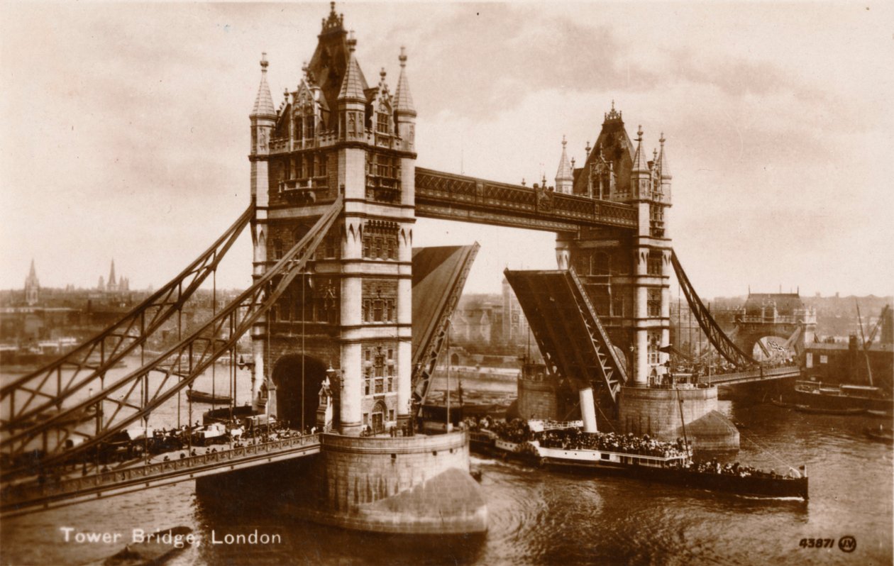 Tower Bridge, Londres, vers 1910 - Unbekannt