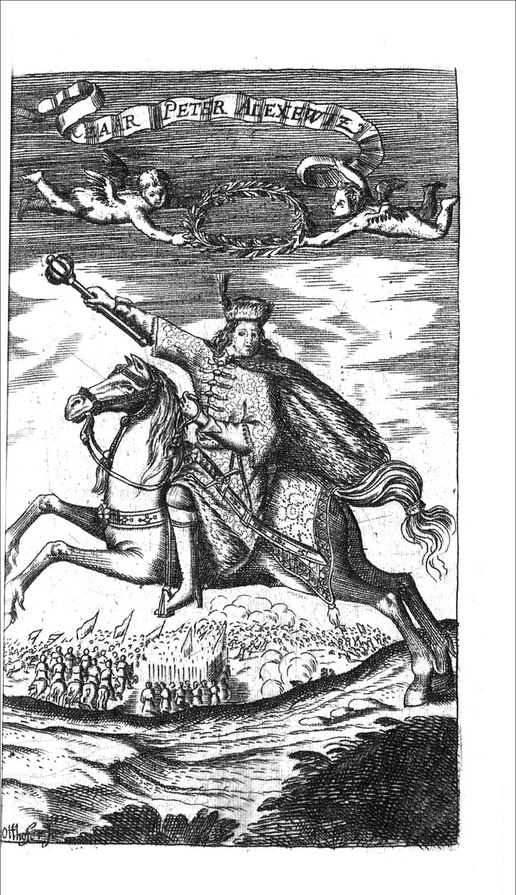 Tsar Pierre I Alexeyevich de Georg Adam Schleissing Derer beyden Czaaren in Reussland Iwan und Peter Alexewiz, 1693 - Unbekannt